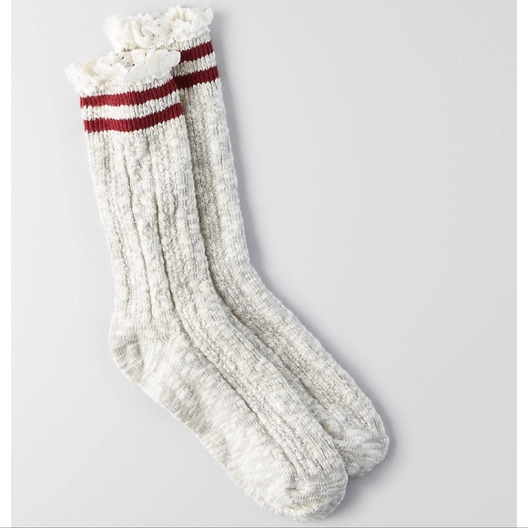 American Eagle Outfitters Other - American Eagle AEO Versity Lace Crew Socks women's